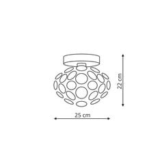 Light Prestige griestu lampa FERRARA S цена и информация | Потолочный светильник | 220.lv