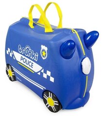 Bērnu čemodāns Trunki Percy Police car цена и информация | Чемоданы, дорожные сумки | 220.lv