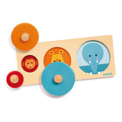 Деревянная игрушка "Три круга", Djeco DJ06201 цена и информация | Игрушки для малышей | 220.lv