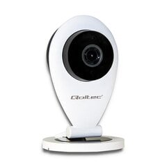 Qoltec 50226 Wi-Fi HD 720 IP kamera ar IR LED ID nakts / dienas automātisko pārslēgšanu Balta cena un informācija | Datoru (WEB) kameras | 220.lv