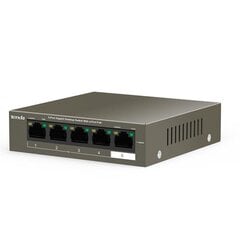 Маршрутизатор Tenda TEF1105P network switch Managed Fast Ethernet (10/100) Brown Power over Ethernet (PoE) цена и информация | Маршрутизаторы (роутеры) | 220.lv