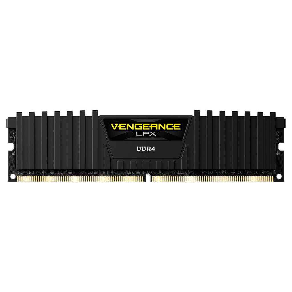 CORSAIR DDR4 2400MHz 4GB 1x 288 DIMM Unbuffered 14-16-16-31 Vengeance LPX Black Heat spreader 1.20V цена и информация | Operatīvā atmiņa (RAM) | 220.lv