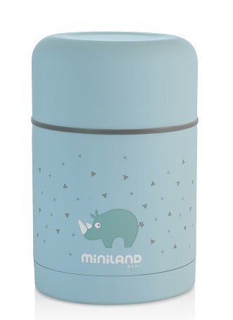 Pārtikas termos Miniland, 600 ml, zils cena un informācija | Termosi un termosomas bērniem | 220.lv