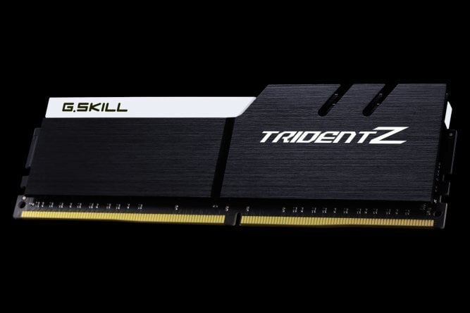 G.Skill Trident Z DDR4, 2x16 GB, 3200 MHz, CL14 (F4-3200C14D-32GTZKW) cena un informācija | Operatīvā atmiņa (RAM) | 220.lv