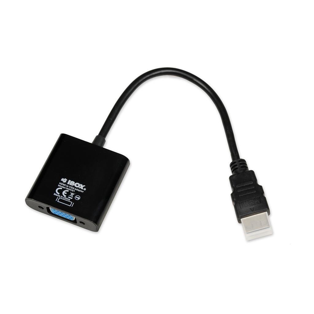 iBOX adapteris HDMI/VGA cena un informācija | Adapteri un USB centrmezgli | 220.lv