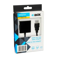 iBOX adapteris HDMI/VGA cena un informācija | iBox Datortehnika | 220.lv