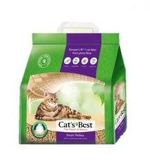Cat's Best комкующийся натуральный гранулированный наполнитель для кошачьего туалета Smart Pellets, 10 Л цена и информация | Наполнители для кошачьих туалетов | 220.lv