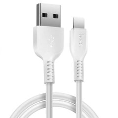 Vads Type C - USB Hoco X20 3.0 m, Uzlādes datu kabelis USB 2.0 USB-C, balts цена и информация | Кабели для телефонов | 220.lv