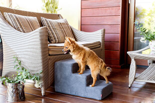 Amibelle лестница для собак, серого цвета, 51 x 30 x 30 см цена и информация | Лежаки, домики | 220.lv