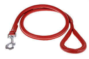 Поводок из кожи Amibelle, красный S, ширина 1,5 см цена и информация | Поводки для собак | 220.lv