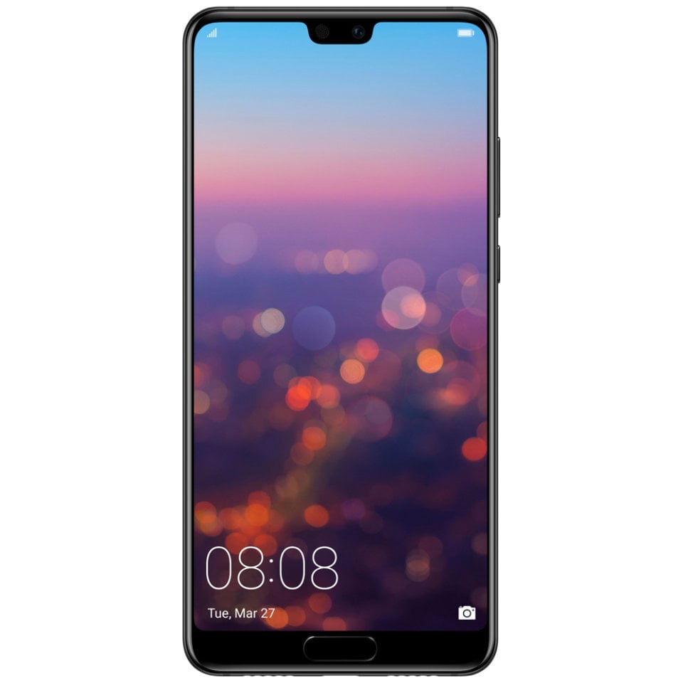 Телефон Huawei P20, 64 GB, Dual SIM, Черный цена | 220.lv