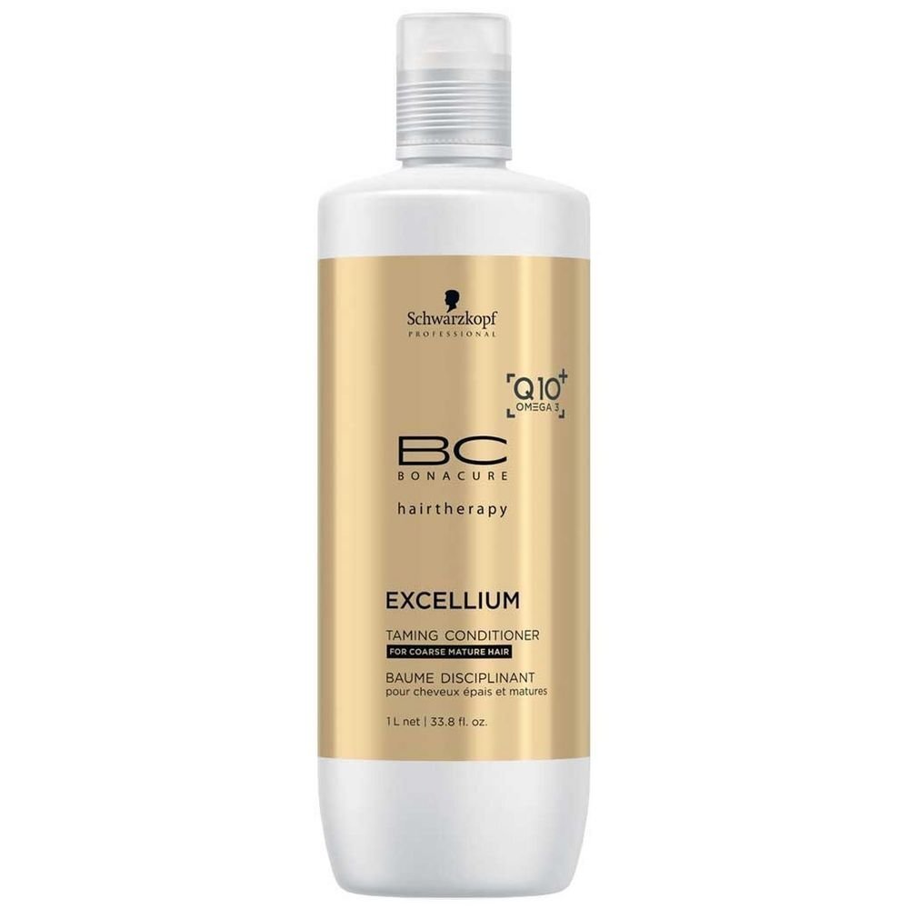 Kondicionieris matu gludumam Schwarzkopf Professional BC Bonacure Excellium Q10+ Taming 1000 ml цена и информация | Matu kondicionieri, balzāmi | 220.lv