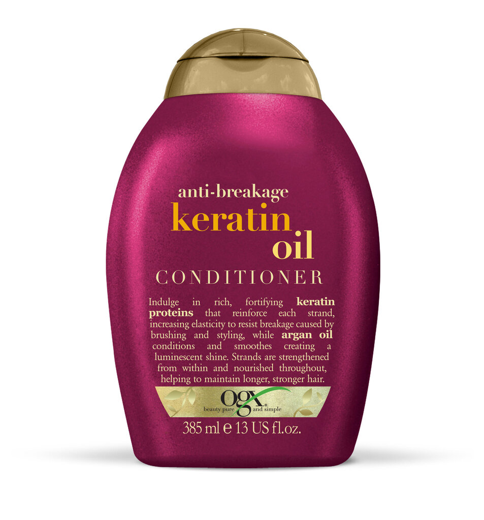 Kondicionieris ar keratīnu Organix Keratin 385 ml цена и информация | Matu kondicionieri, balzāmi | 220.lv