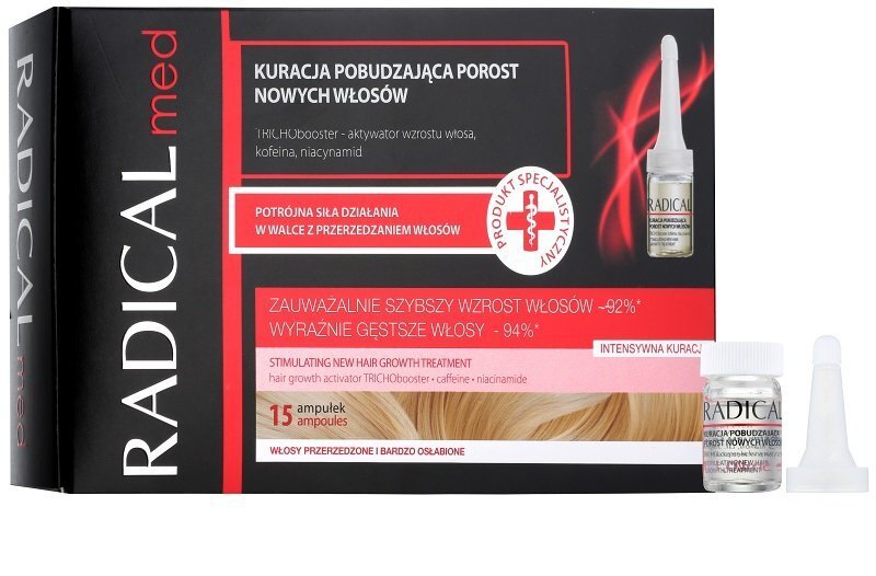 Ampulas matiem Farmona Radical Med 15 x 5 ml cena un informācija | Kosmētika matu stiprināšanai | 220.lv