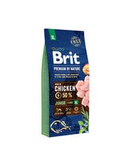 Brit Premium by Nature Junior XL полноценный корм для собак 15кг цена и информация | Сухой корм для собак | 220.lv