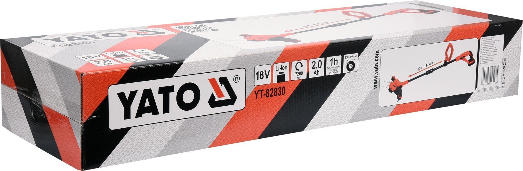 Akumulatora trimmeris 18V Li-jonu Yato YT-82830 цена и информация | Trimmeri, krūmgrieži | 220.lv