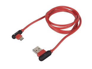 NATEC NKA-1201 USB kabelis type C uz USB, 1m, sarkans cena un informācija | Savienotājkabeļi | 220.lv