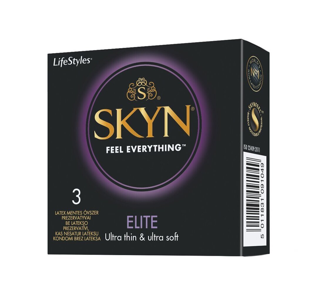 Презервативы SKYN Elite, 3 шт. цена | virs18.220.lv