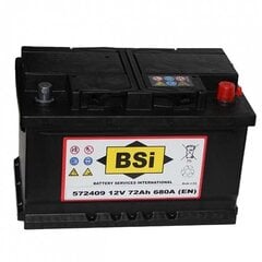 Аккумулятор BSI 72Ач 680A цена и информация | Аккумуляторы | 220.lv