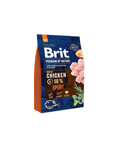 Brit Premium By Nature Sport 3 Kg cena un informācija | Sausā barība suņiem | 220.lv