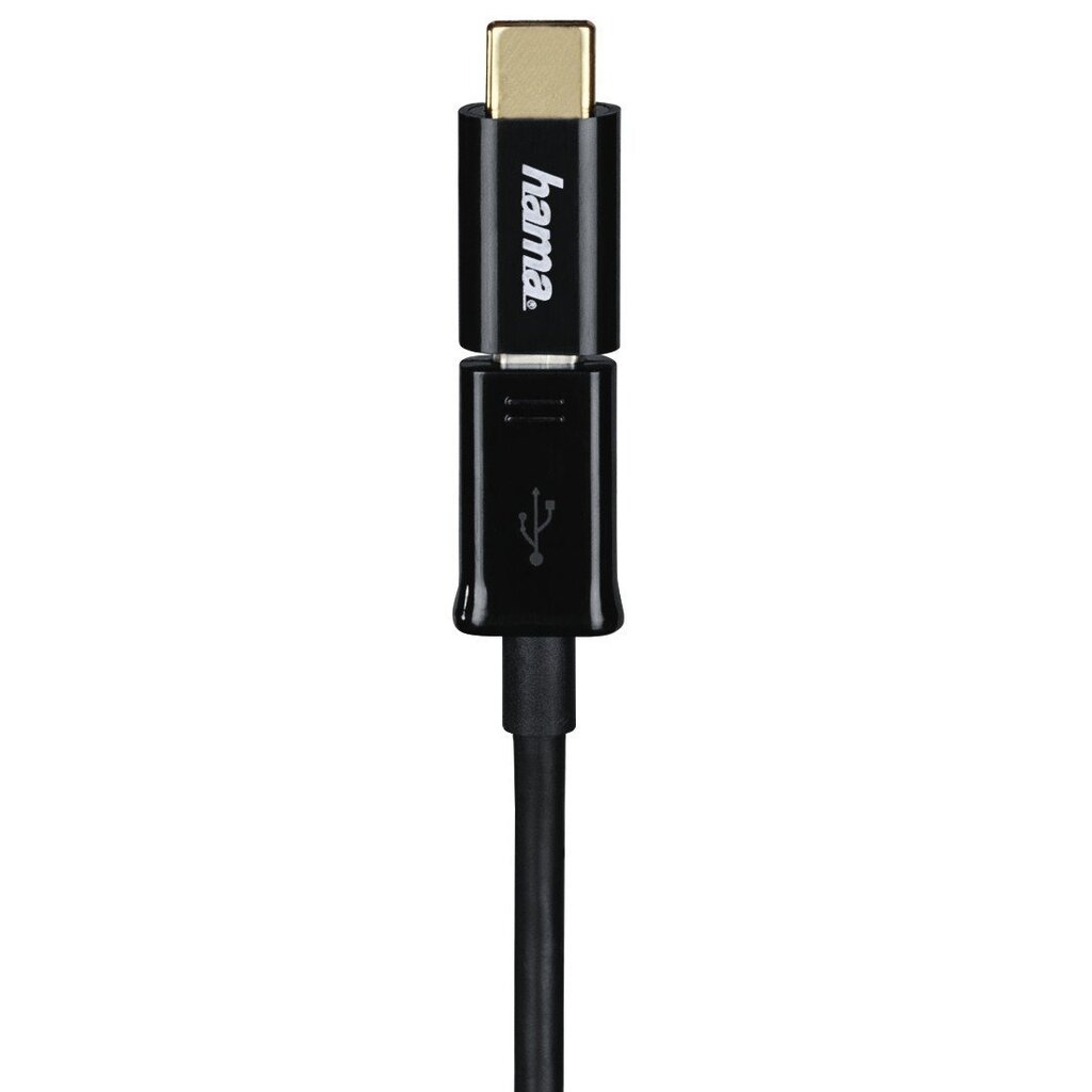 Adapteris Hama, Micro USB/ USB C цена и информация | Adapteri un USB centrmezgli | 220.lv