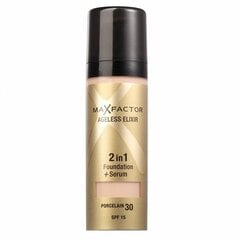 Grima pamats + sejas serums Max Factor Ageless Elixir 2v1 SPF15 30 ml cena un informācija | Grima bāzes, tonālie krēmi, pūderi | 220.lv