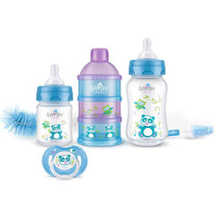 Komplekts jaundzimušiem Bayby 0 mēn., BGS 6201, zils cena un informācija | Bērnu pudelītes un to aksesuāri | 220.lv