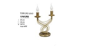 Emibig galda lampa Tori LN2 цена и информация | Настольные лампы | 220.lv