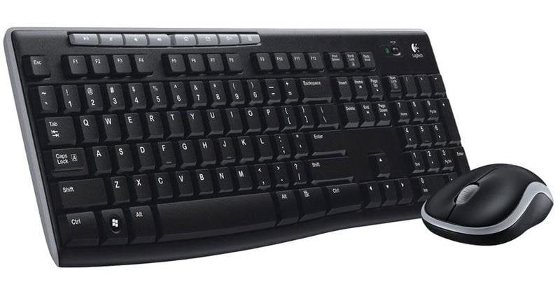 Logitech Wireless Combo MK270 QWERTZ cena un informācija | Klaviatūras | 220.lv