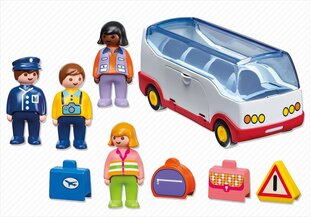 6773 PLAYMOBIL® 1.2.3 Lidostas autobuss cena un informācija | Konstruktori | 220.lv