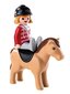 6973 PLAYMOBIL® 1.2.3 Jātnieks ar zirgu cena un informācija | Konstruktori | 220.lv