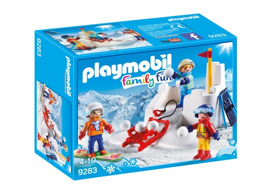 9283 PLAYMOBIL® Family Fun Sniega kauja cena un informācija | Konstruktori | 220.lv