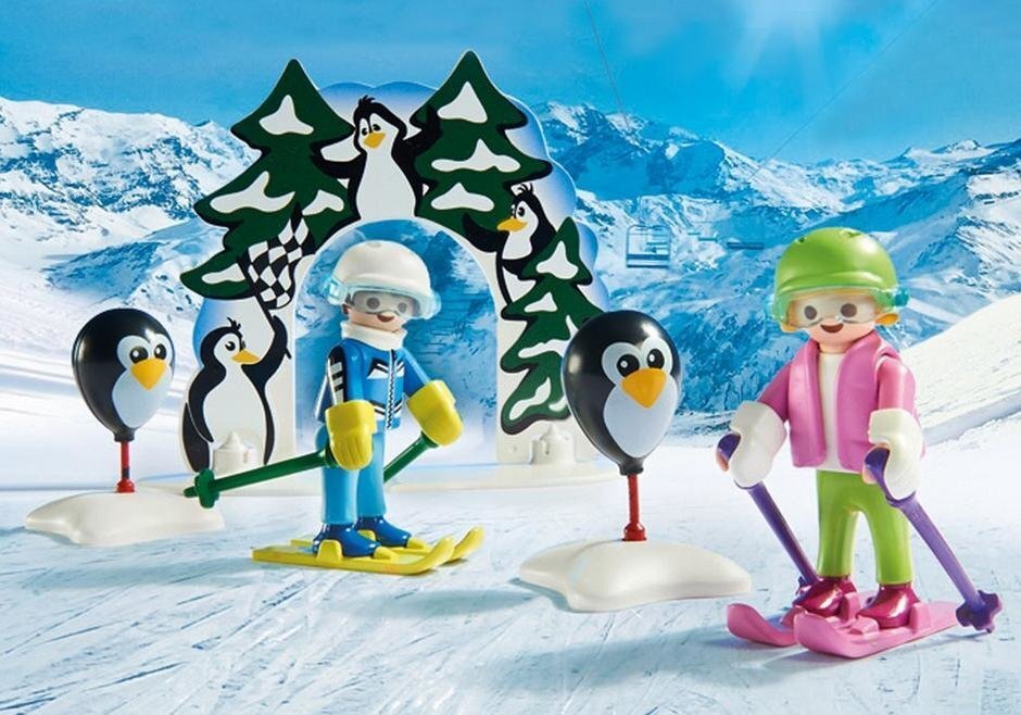 Playmobil Family Fun Slēpošana 9282 cena un informācija | Konstruktori | 220.lv