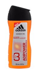 <p>Мужской гель для душа Adidas AdiPower, 250 мл</p>
 цена и информация | Adidas Косметика для тела | 220.lv