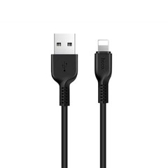 Прочный, мягкий универсальный Lightning USB кабель данных и быстрого заряда Hoco X20 Ultra(MD818), черный (1 м) цена и информация | Кабели для телефонов | 220.lv