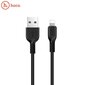 Hoco X20 Ultra Izturīgs-Mīksts Universāls Lightning uz USB Datu & Ātrās Uzlādes kabelis 1m (MD818) Melns цена и информация | Savienotājkabeļi | 220.lv