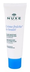 Дневной крем NUXE Creme Fraiche de Beauté 48HR Moisture Mattifying Fluid, 50 мл цена и информация | Наносите на чистую кожу лица. Подержите около 10-15 минут и смойте водой. | 220.lv