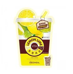 Mediheal Маска для лица Лимон и лайм Lemonlime Vita Mask 20 мл цена и информация | Маски для лица, патчи для глаз | 220.lv