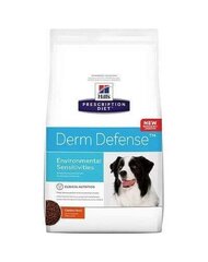 Hill's Prescription Diet Canine Derm Defense pieaugušiem suņiem, 12 kg cena un informācija | Sausā barība suņiem | 220.lv