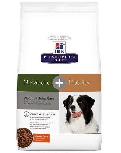 Hill's sausā barība Prescription Diet Canine Metabolic + Mobility, 4 kg цена и информация | Sausā barība suņiem | 220.lv