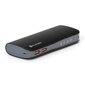 Platinet PMPB15LQCB Power Bank Leather 15000 mAh Universal Charger for devices Quick Charge 3.0 USB 2.4A Black cena un informācija | Lādētāji-akumulatori (Power bank) | 220.lv