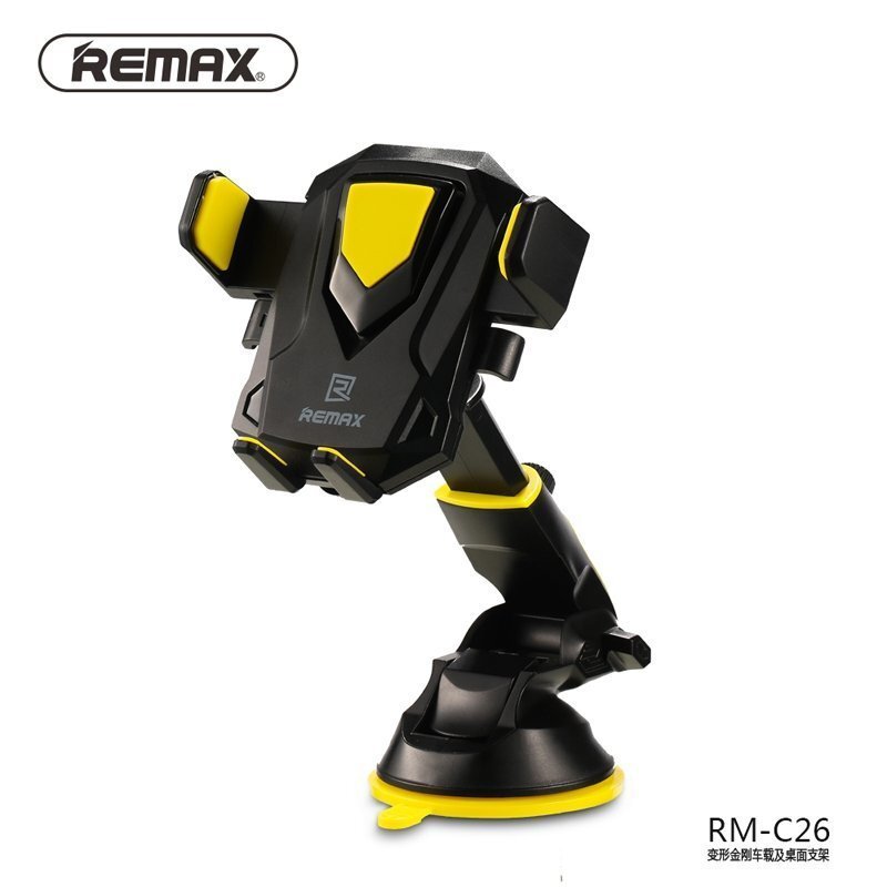 Remax Transformer RM-C26 Telescopic Car Mount Phone Holder for Dashboard or Windshield black cena un informācija | Auto turētāji | 220.lv