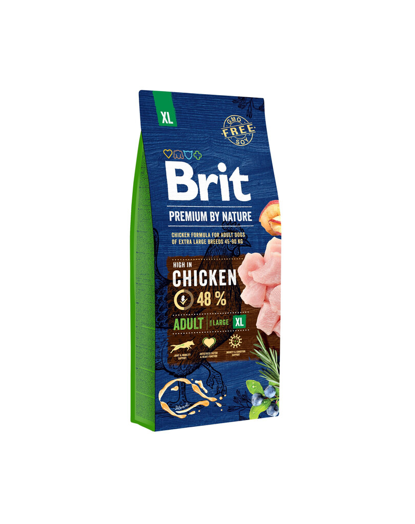 Brit Premium Nature Adult Xl 15kg Suņiem cena un informācija | Sausā barība suņiem | 220.lv