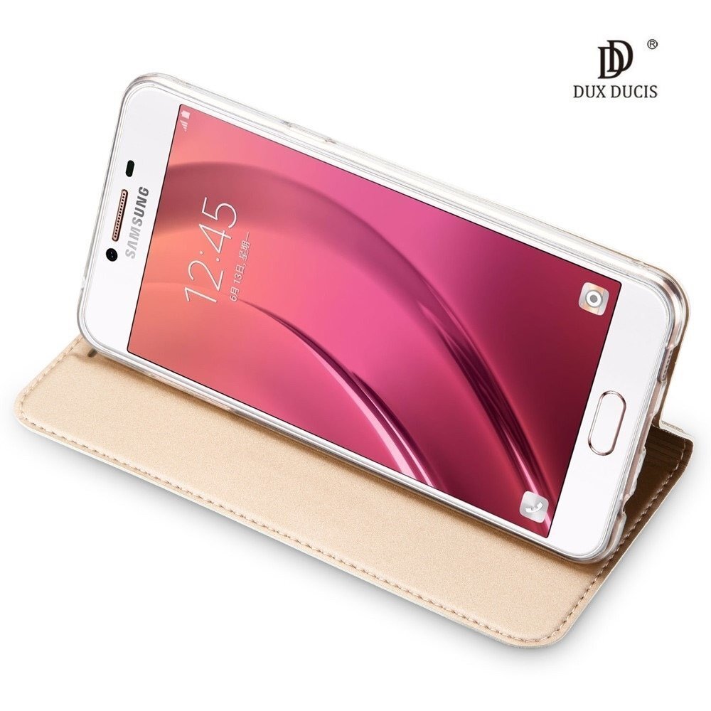 Dux Ducis Premium Magnet Case Grāmatveida Maks Telefonam Samsung J250 Galaxy J2 Pro (2018) / Galaxy Grand Prime Pro Zeltains cena un informācija | Telefonu vāciņi, maciņi | 220.lv