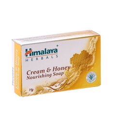 Barojošas un mitrinošas ziepes Himalaya Herbals Cream & Honey 75 g cena un informācija | Ziepes | 220.lv