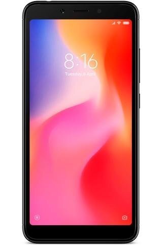 Xiaomi Redmi 6, 64GB, Dual SIM, Melns cena un informācija | Mobilie telefoni | 220.lv