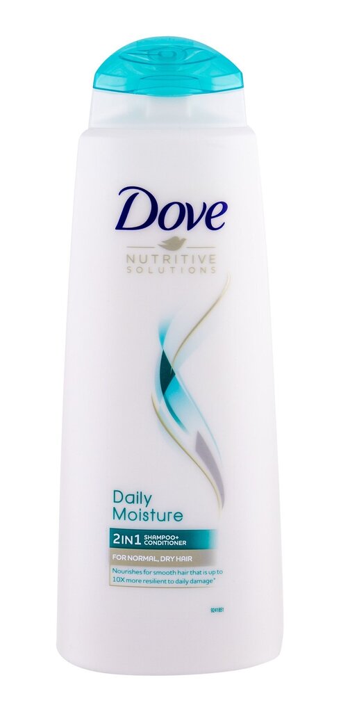 Mitrinošs ikdienas šampūns - kondicionieris Dove Nutritive Solutions 2in1 400 ml cena un informācija | Šampūni | 220.lv