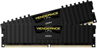 RAM Corsair Vengeance LPX DDR4, 32GB(2x16GB), 2666MHz, C16 (CMK32GX4M2A2666C16) цена и информация | Оперативная память (RAM) | 220.lv