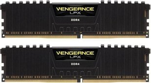 RAM Corsair Vengeance LPX DDR4, 32GB(2x16GB), 2666MHz, C16 (CMK32GX4M2A2666C16) цена и информация | Оперативная память (RAM) | 220.lv