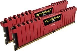 Corsair Vengeance LPX DDR4, 2x8GB, 3200MHz, CL16 (CMK16GX4M2B3200C16R) цена и информация | Оперативная память (RAM) | 220.lv